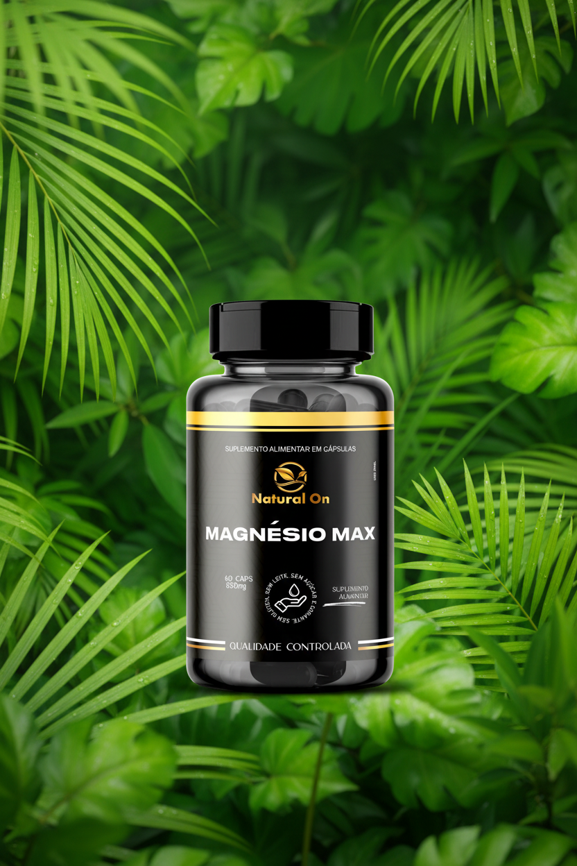 Magnésio Max - Fundo Verde Natural